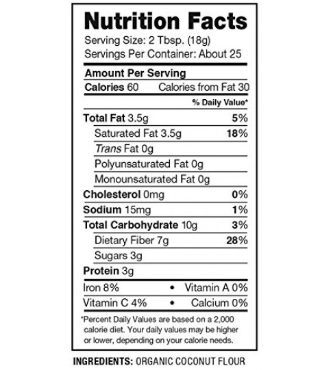 Nutiva Organic Coconut Flour, Gluten-Free (6X1 Lb ) Nutiva Organic Coconut Flour, Gluten-Free (6X1 Lb )