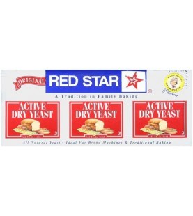  Red Star Baking Yeast Packet Display (18x.75 Oz)
