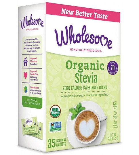 Wholesome Sweeteners Stevia 35 Ct (6x1.23OZ ) Wholesome Sweeteners Stevia 35 Ct (6x1.23OZ )