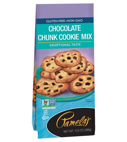 Pamela's Choc Chunk Cookie Mix Gluten Free (6x13.6 Oz)