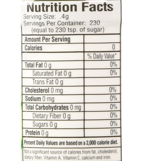 SweetLeaf Organic Stevia Sweetener Shaker (1x3.2 OZ) SweetLeaf Organic Stevia Sweetener Shaker (1x3.2 OZ)