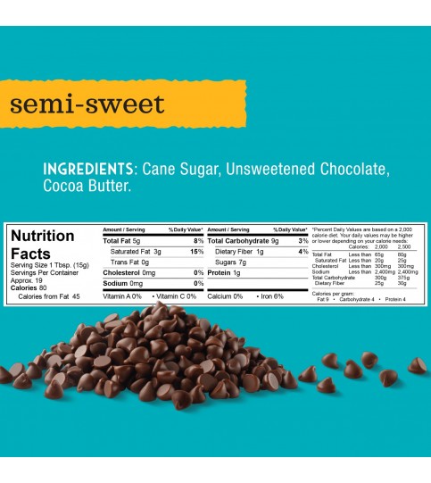 Enjoy Life Semi Sweet Chocolate Chips (4x5LB ) Enjoy Life Semi Sweet Chocolate Chips (4x5LB )