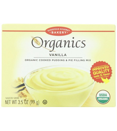 European Gourmet Bakery Organics Cooked Pudding & Pie Filling Mix Vanilla (12x3.5 OZ) European Gourmet Bakery Organics Cooked Pudding & Pie Filling Mix Vanilla (12x3.5 OZ)
