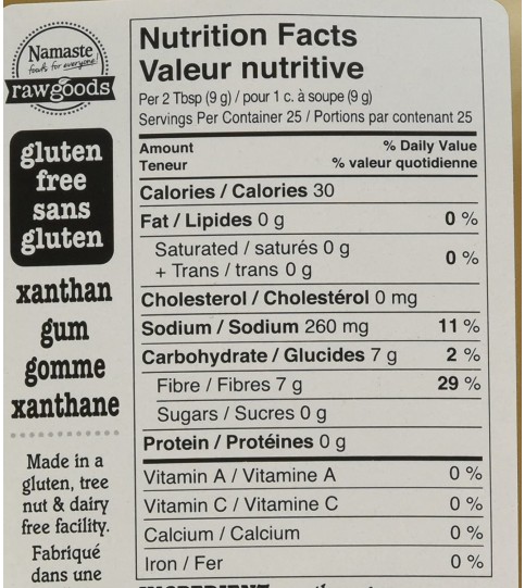 Namaste Foods Xanthan Gum (6x8 OZ)