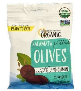 Mediterranean Organics Kalamata Pitted Olives (12x2.5 OZ) Mediterranean Organics Kalamata Pitted Olives (12x2.5 OZ)