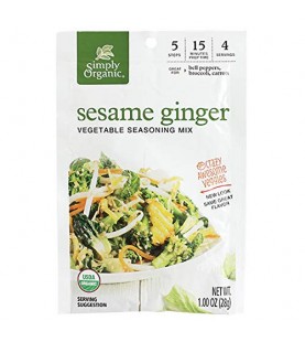 Simply Organic Sesame Ginger (12x1 OZ) Simply Organic Sesame Ginger (12x1 OZ)