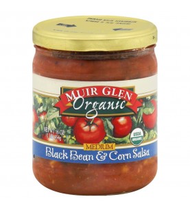 Muir Glen Black Bean & Corn Med Salsa (12x16 Oz) Muir Glen Black Bean & Corn Med Salsa (12x16 Oz)