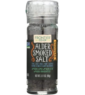 Frontier Natural Products Alder Smoke Salt,Grinder (6x3.2 Oz)