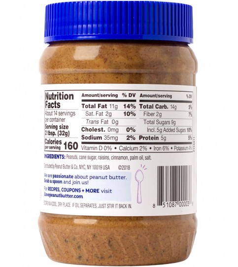 Peanut Butter & Co. Cinnamon Raisin Swirl (6x16Oz) Peanut Butter & Co. Cinnamon Raisin Swirl (6x16Oz)