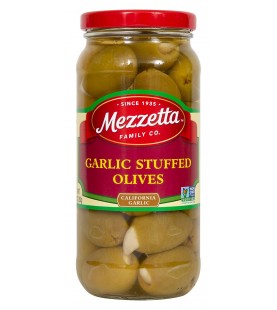 Mezzetta Olive, Stuffed Garlic (6x10Oz)