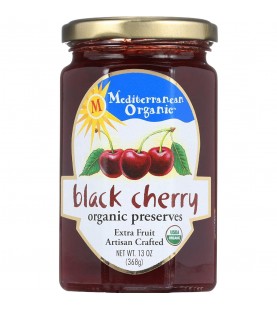 Mediterranean Organics Black Cherry Preserves (12x13 Oz) Mediterranean Organics Black Cherry Preserves (12x13 Oz)