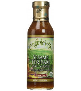 Organicville Sesame Teriyaki Sauce (6x13.5 Oz)