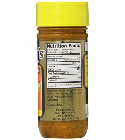 Johnny's Alaskan Salmon Seasoning (6x4.25 OZ) Johnny's Alaskan Salmon Seasoning (6x4.25 OZ)