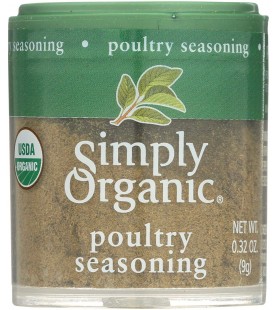 Simply Organic Mini Poultry Season Blend (6x.32 Oz) Simply Organic Mini Poultry Season Blend (6x.32 Oz)