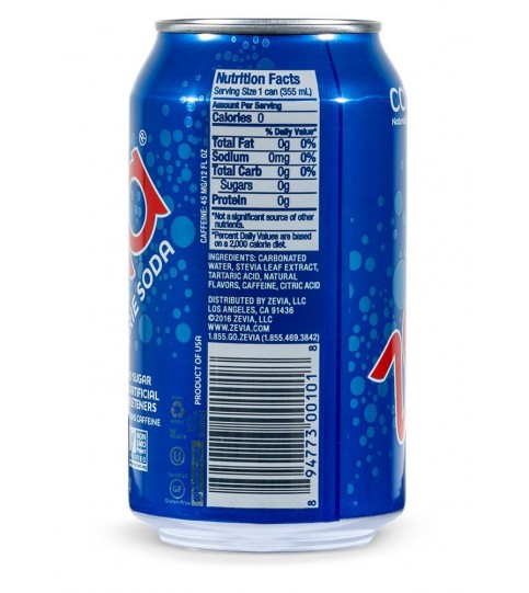 Zevia Natural Cola Diet Soda (4x6x12 Oz) Zevia Natural Cola Diet Soda (4x6x12 Oz)