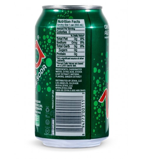 Zevia Nat Ginger Ale (12x16OZ ) Zevia Nat Ginger Ale (12x16OZ )