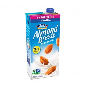 Blue Diamond Vanilla Almond Breeze Unsweetened (12x32 Oz)