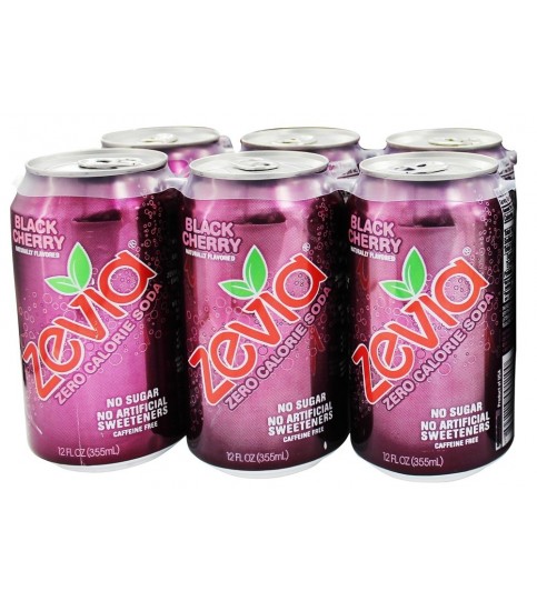 Zevia Natural Black Cherry Diet Soda (4x6x12 Oz) Zevia Natural Black Cherry Diet Soda (4x6x12 Oz)