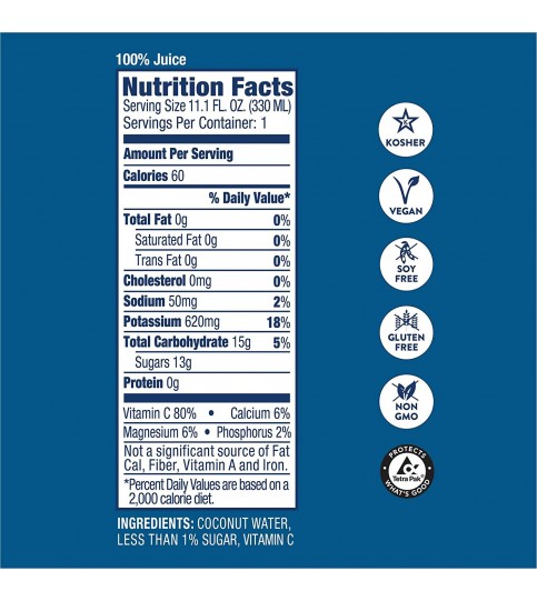 Vita Coco 100% Pure Coconut Water (12x11.2Oz) Vita Coco 100% Pure Coconut Water (12x11.2Oz)