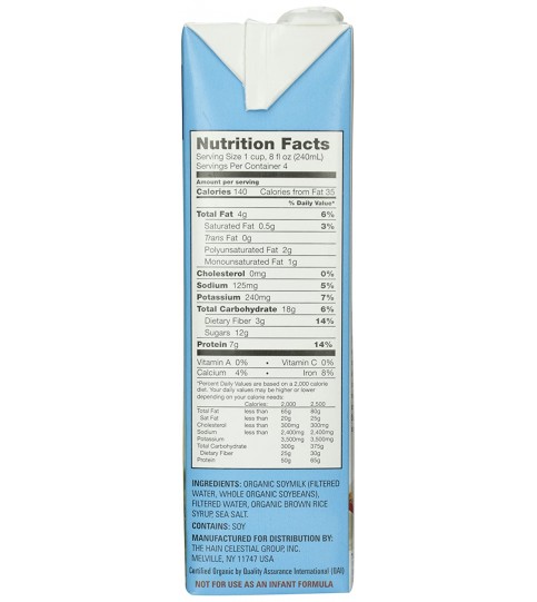 Westsoy Original Organic Soymilk (12x32 Oz) Westsoy Original Organic Soymilk (12x32 Oz)