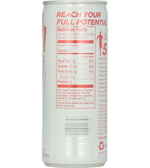 Guru Energy Lite Energy Drink (24x8.3 Oz)