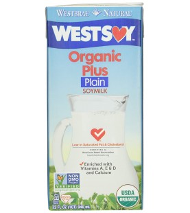 Westsoy Plain Westsoy Organic Plus (12x32 Oz)