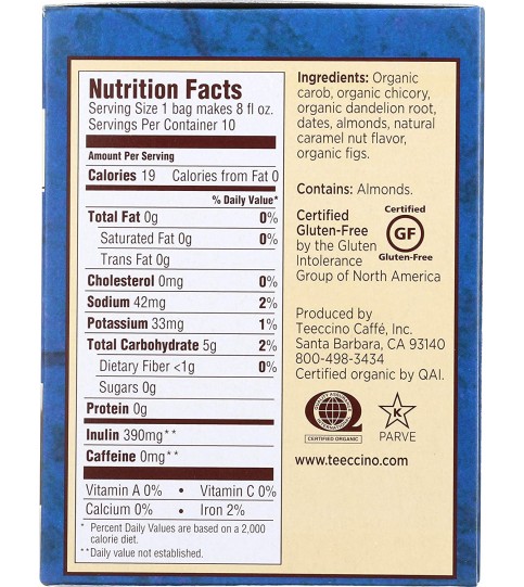 Teeccino Dan Caramel Nut (6x10BAG ) Teeccino Dan Caramel Nut (6x10BAG )