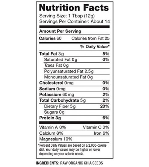 Nutiva Chia Seeds (12x6OZ ) Nutiva Chia Seeds (12x6OZ )