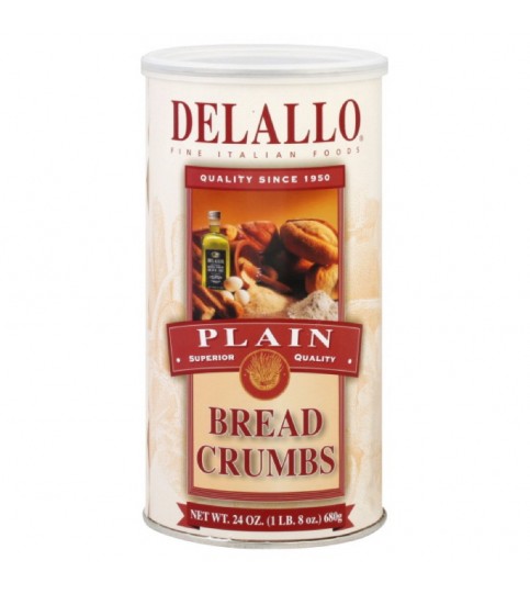 De Lallo Brd Crmbs Plain (6x24OZ )