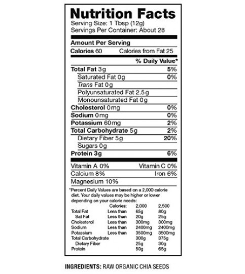 Nutiva Organic Milled Chia Seeds (1x12 Oz)