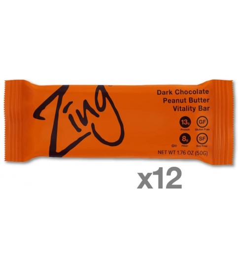 Zing Bars Chocolate Peanut Butter (12x1.7Oz) Zing Bars Chocolate Peanut Butter (12x1.7Oz)