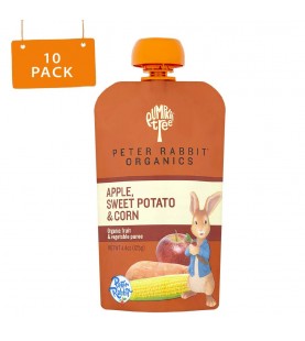 Peter Rabbit Organics Sweet Potato, Corn & Apple Snack (10x4.4 Oz)