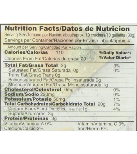 Wisecrackers Gar Rosemary Bite Size (6x4OZ ) Wisecrackers Gar Rosemary Bite Size (6x4OZ )