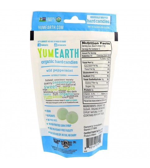 Yummy Earth Wild Peppermint Drops (6x3.3 Oz) Yummy Earth Wild Peppermint Drops (6x3.3 Oz)
