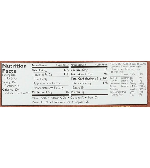 Larabar Cchip Brownie Bar (16x1.6OZ ) Larabar Cchip Brownie Bar (16x1.6OZ )