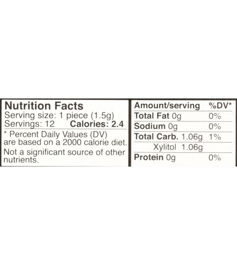 Epic Dental Xylitol Gum Spearmint (12x12 CT) Epic Dental Xylitol Gum Spearmint (12x12 CT)