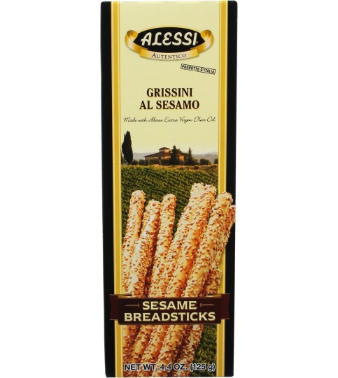 Alessi Sesame Breadsticks (12x4.4 Oz) Alessi Sesame Breadsticks (12x4.4 Oz)
