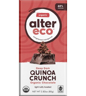 Alter Eco Chocolate Dark Quinoa (12x2.82OZ )