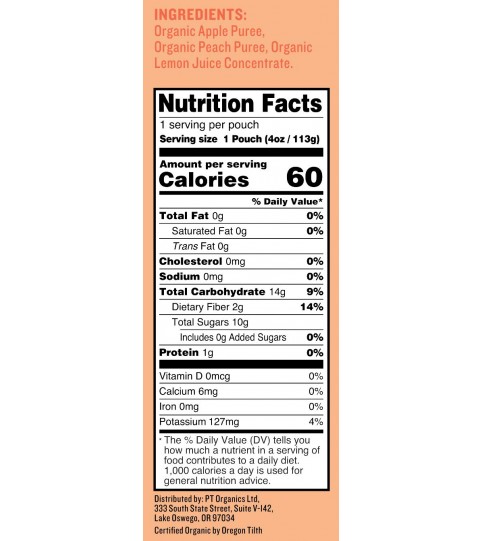Peter Rabbit Organics Peach & Apple Fruit Snacks (10x4 Oz)
