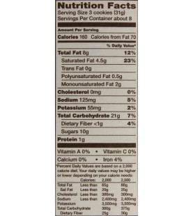 Back To Nature Cookies Fudge Striped (6x8.5 OZ)