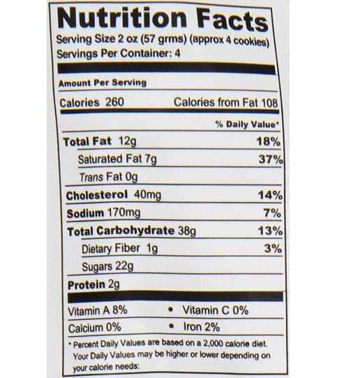 Wow Baking Chocolate Chip Cookie(12x8 Oz) Wow Baking Chocolate Chip Cookie(12x8 Oz)