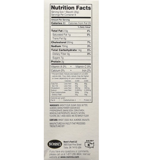 Nonni's Biscotti Originali (12x8 CT) Nonni's Biscotti Originali (12x8 CT)