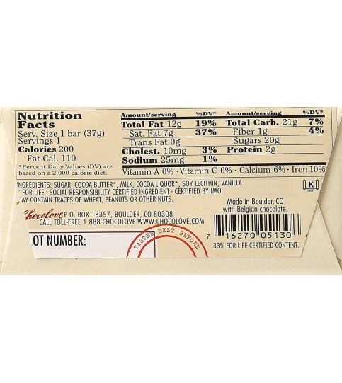 Chocolove Mini Br Milk Chocolate (12x1.3OZ ) Chocolove Mini Br Milk Chocolate (12x1.3OZ )