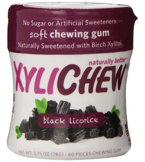 Xylichew Black Licorice (4x60 PC) Xylichew Black Licorice (4x60 PC)