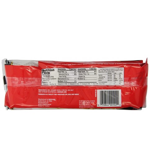 Ka-Me Rice Crunch Sesame Crackers (12x3.5Oz)