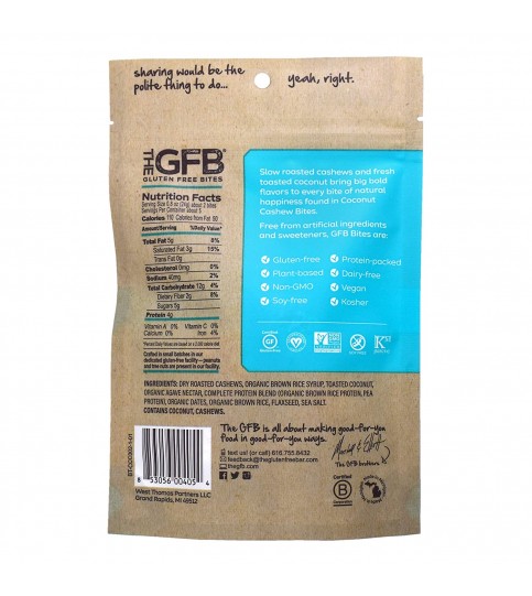 The GFB Coconut Cshw Crunch Gluten Free (6x4Oz)