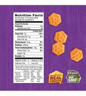 Annie's Homegrown Cheddar Bunny Classic Cracker (12x6.5 Oz)
