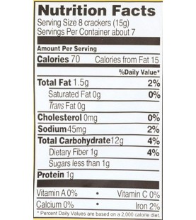 Edward & Sons Cheddar Brown Rice Snaps (12x3.5 Oz)