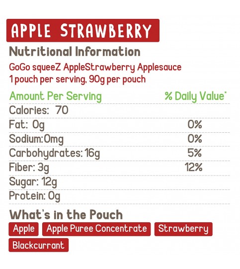 Gogo Squeez Og1 Apple Strawberry(12x4Pack) Gogo Squeez Og1 Apple Strawberry(12x4Pack)