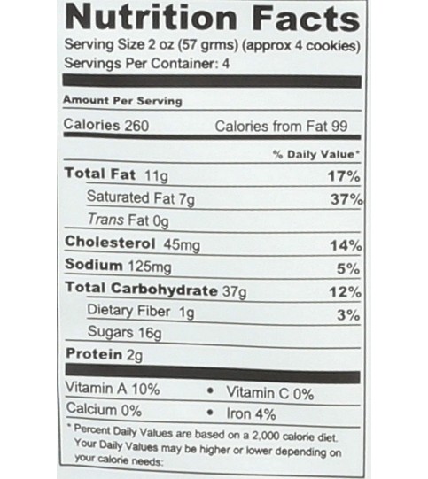 Wow Baking Ginger Molasses Cookie (12x8 Oz) Wow Baking Ginger Molasses Cookie (12x8 Oz)